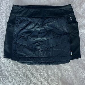 Smartwool wool blend quilted mini skirt
